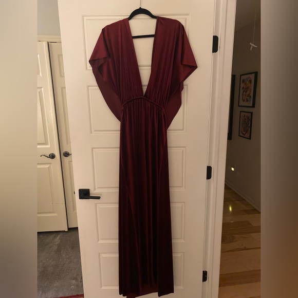 ScholleDress (Etsy Shop) Velvet Infinity Wrap Dress, Size: Regular (0-14). - Picture 1 of 3